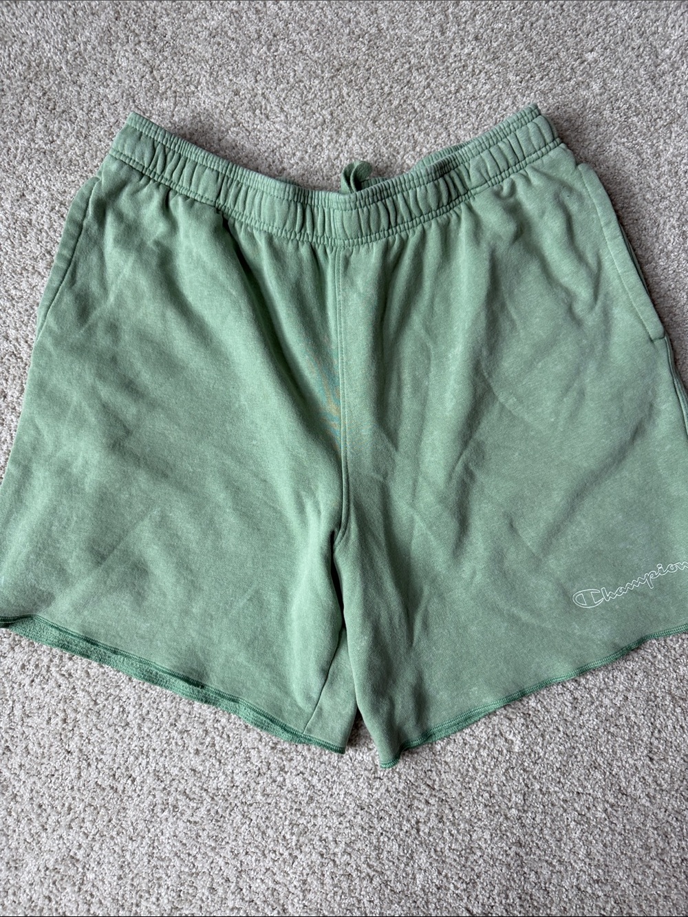 Champion Sage Green Men's Athletic Shorts